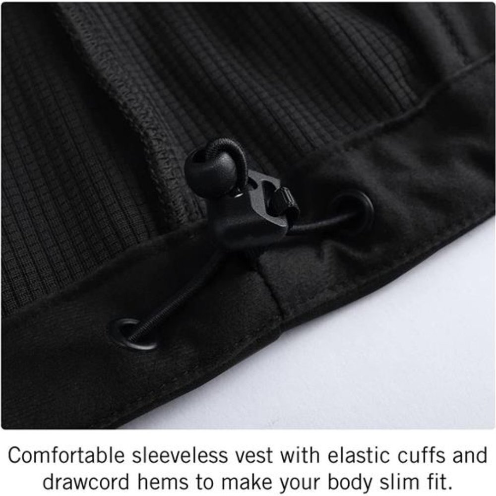Women's Lightweight Vest Softshell Sleeveless Jacket Windproof Stand Collar - Picture 5 of 8